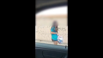 A young college girl collects cans on the street and gets taken advantage of by an elderly pervert