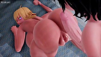 Big dick and big ass in 3D hentai